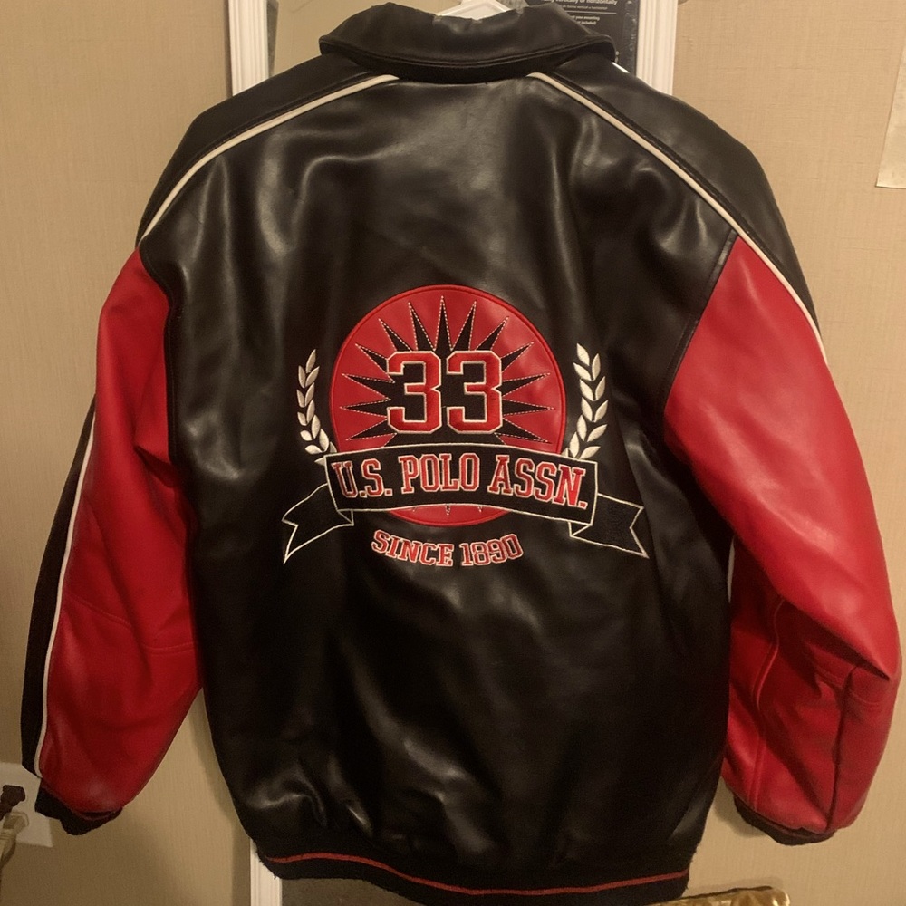 Vintage U.S. Polo Assn. biker jacket